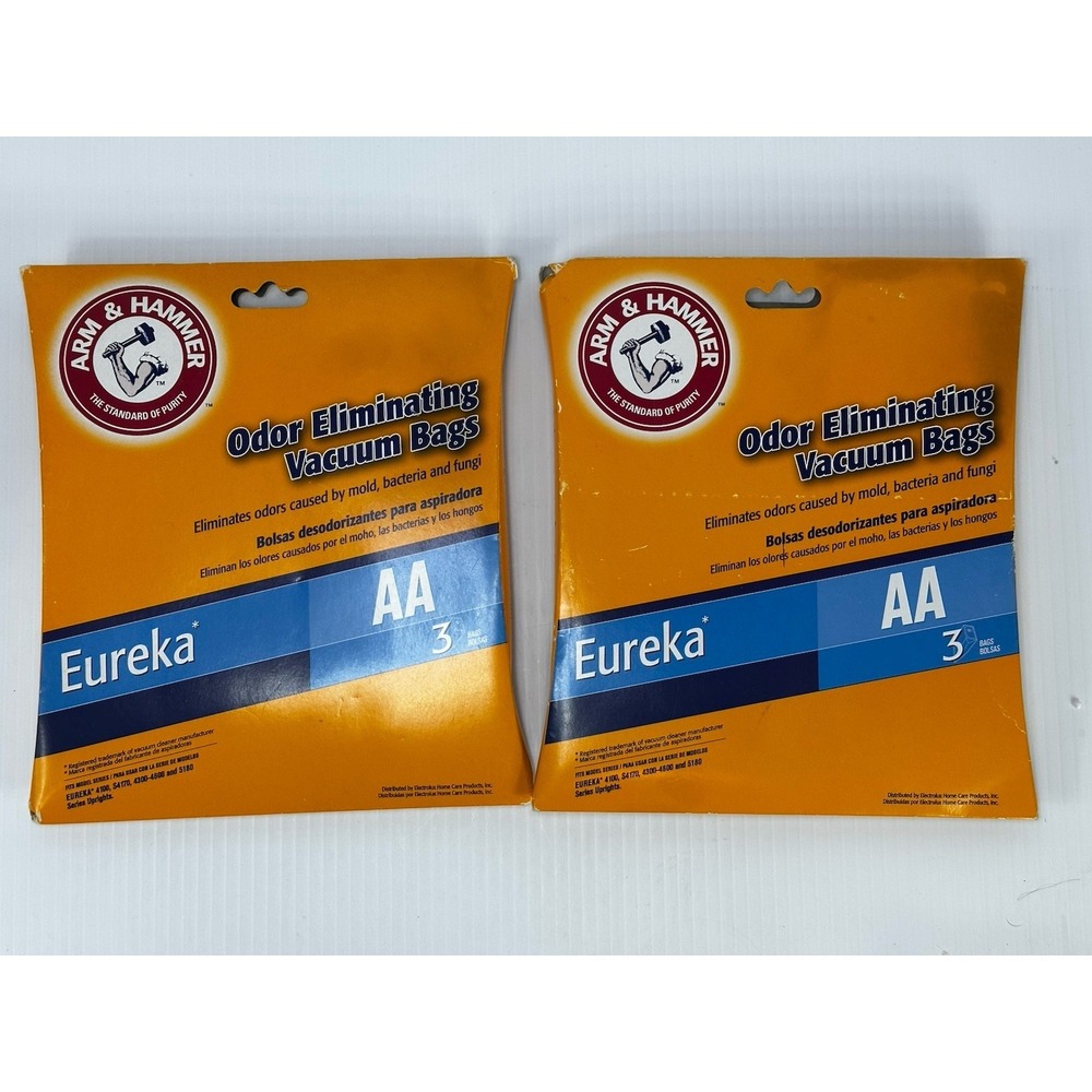 Arm Hammer Odor‎ Eliminating Vacuum Bags Eureka AA 62618A 5 Bags In Total